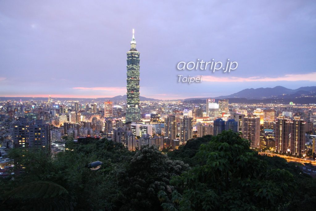 台北の象山から望む夜景
