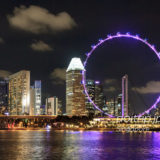 シンガポールフライヤー　夜景