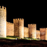 アビラの城壁　夜景