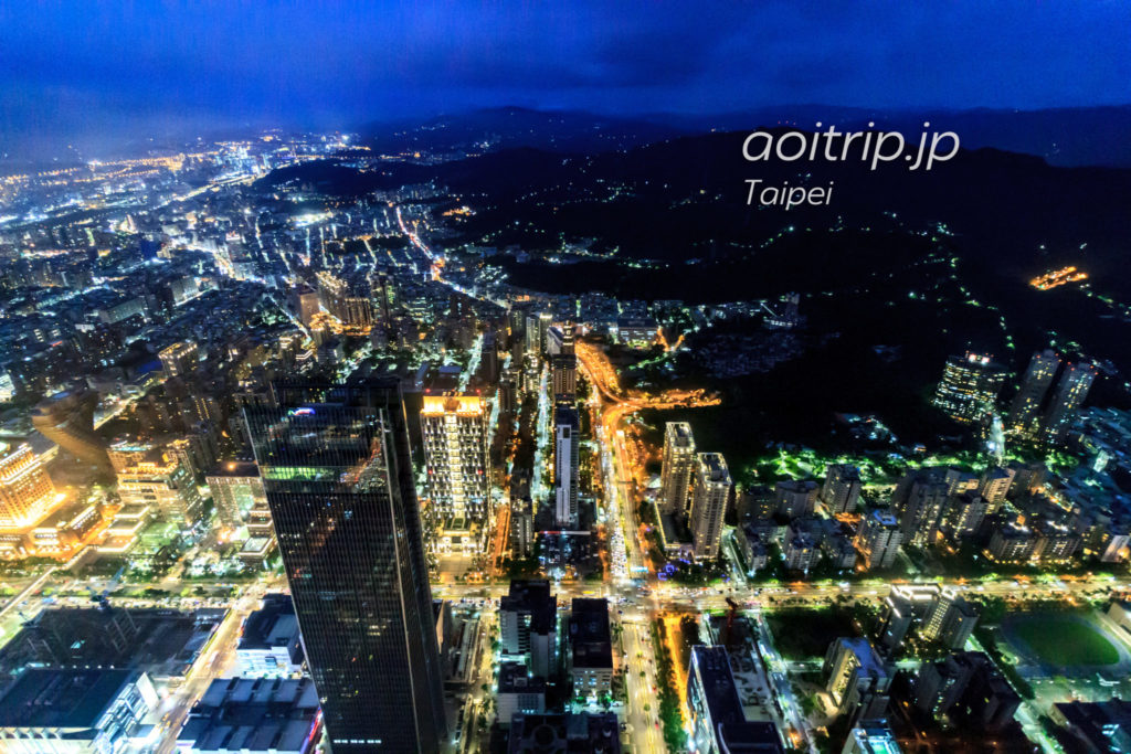 台北101展望台からの夜景