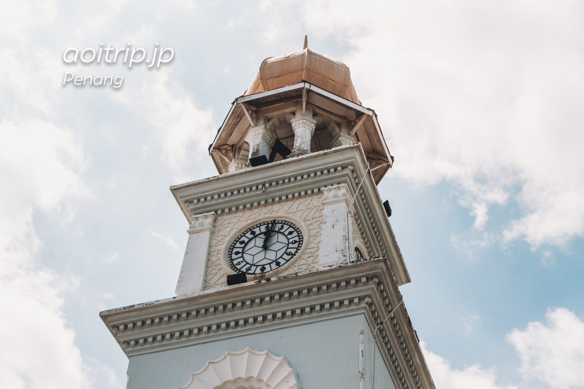ペナン島　ビクトリアメモリアル時計塔