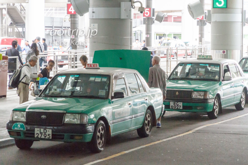 香港空港の新界的士(New Territory Taxi)