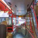 香港空港のエアポートバス車内