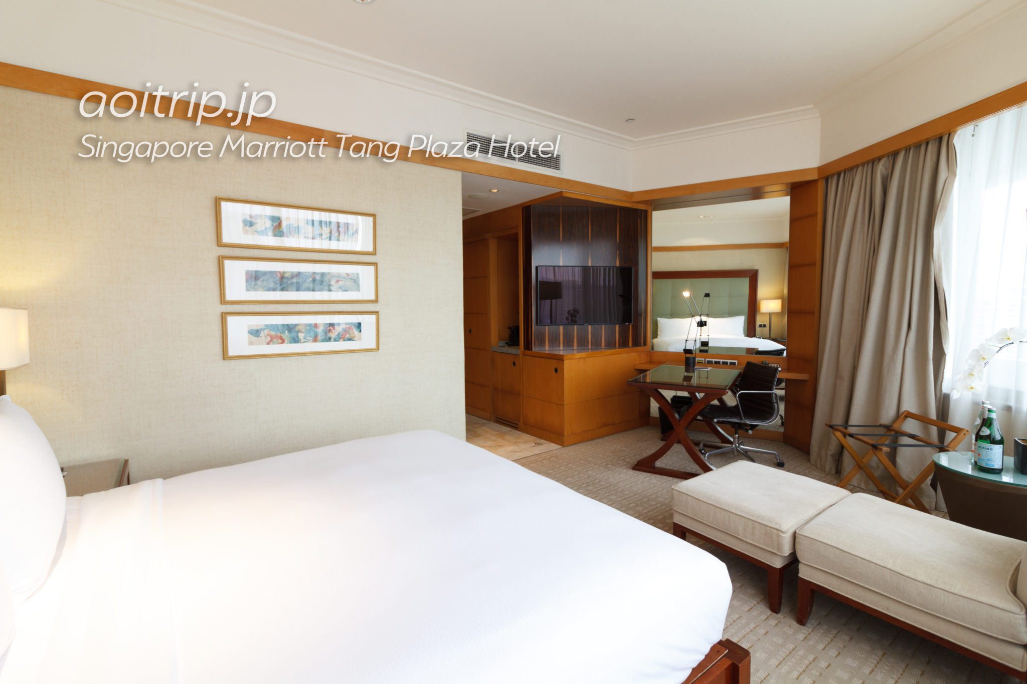 シンガポール マリオット タング プラザ ホテルのエグゼクティブルーム