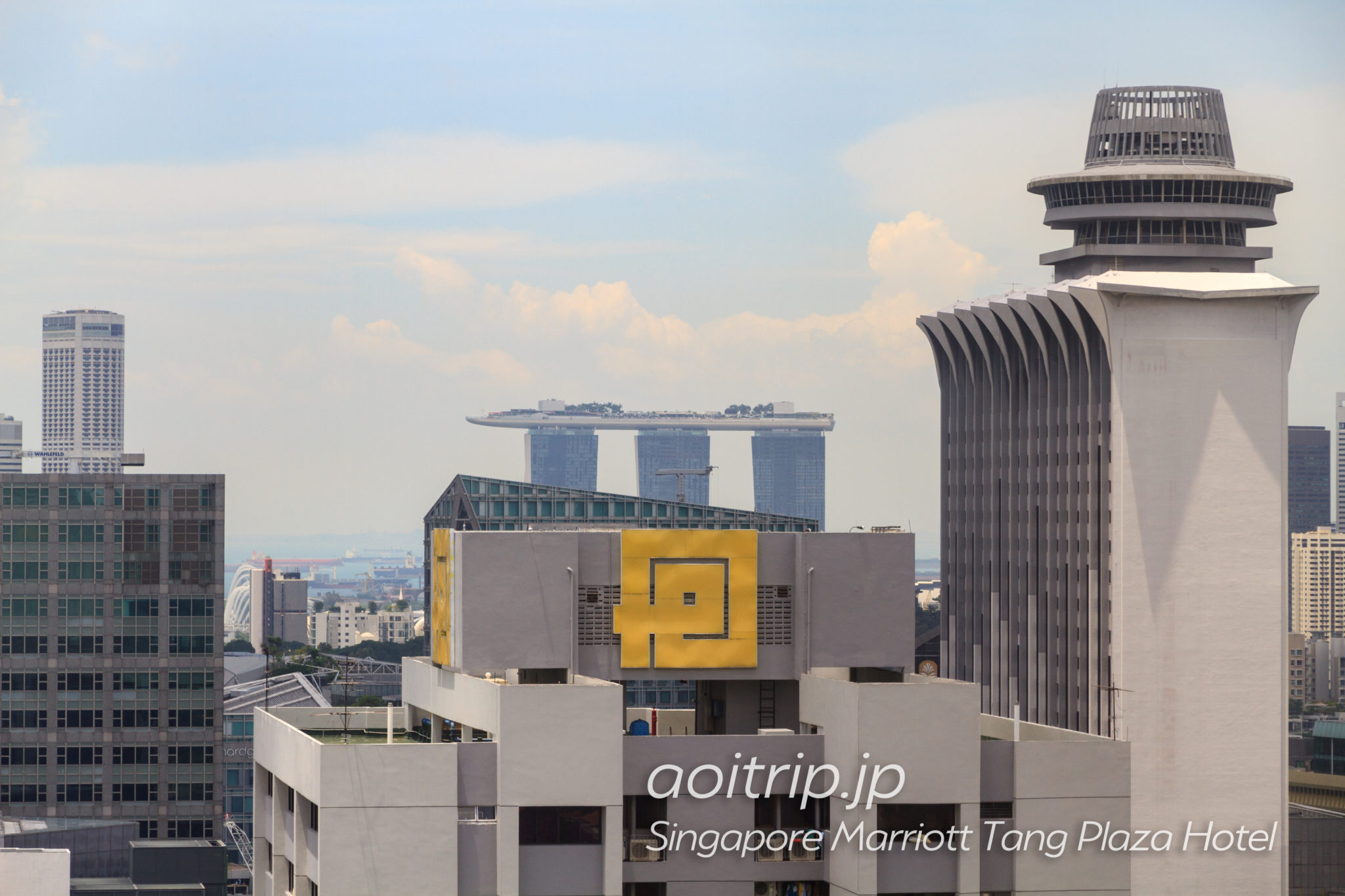 シンガポール マリオット タング プラザ ホテルの29Fからの眺望