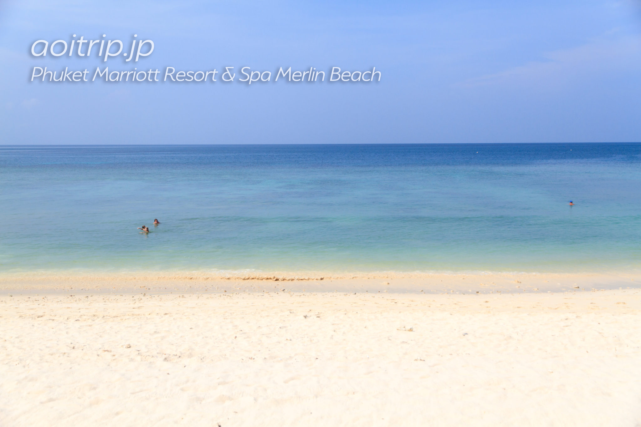 プーケット マリオット リゾート & スパ メルリン ビーチの砂浜（ビーチ）