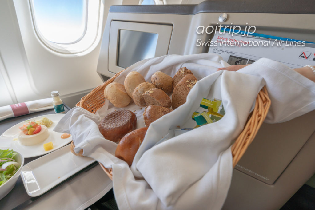 スイス航空LX161便ビジネスクラスの機内食