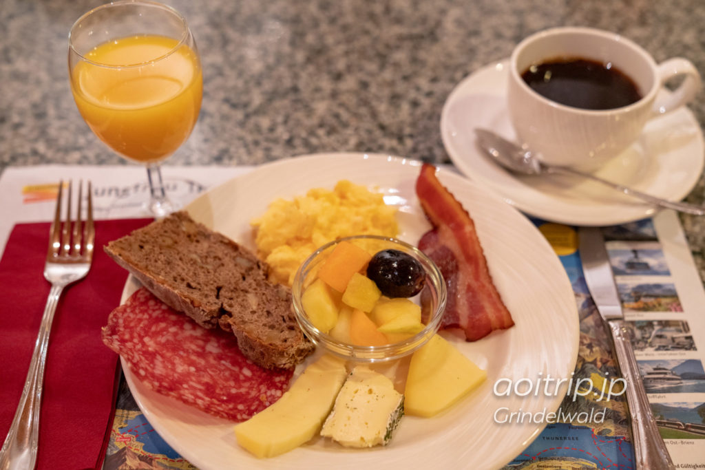 ダービー ホテル グリンデルワルトの朝食