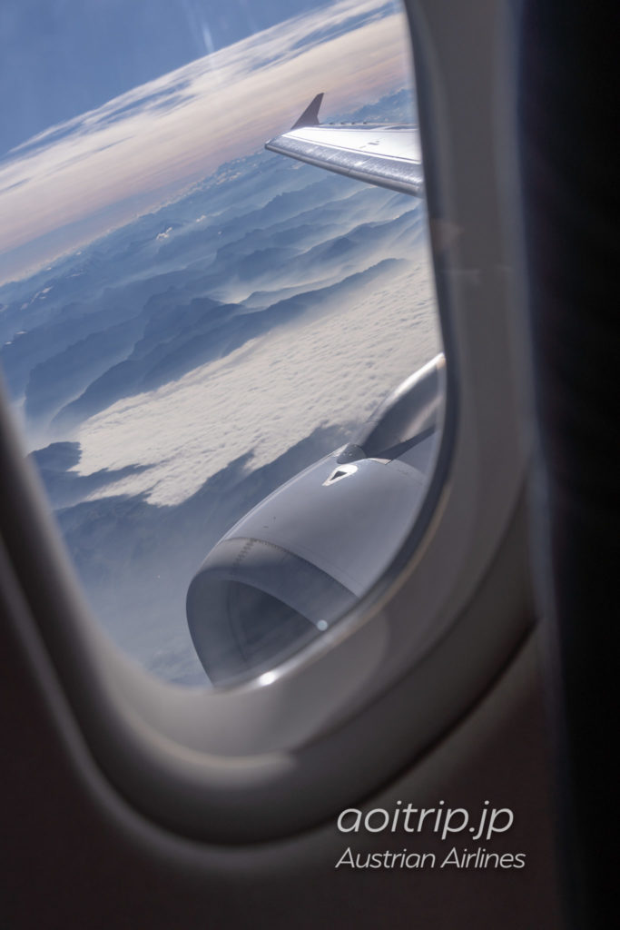 オーストリア航空 OS570便の景色