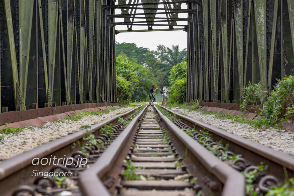 シンガポール　マレー鉄道の廃線路