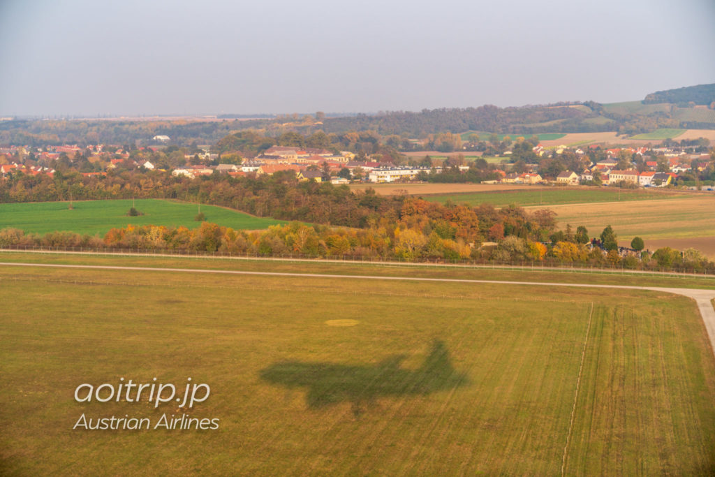 オーストリア航空 OS570便の景色