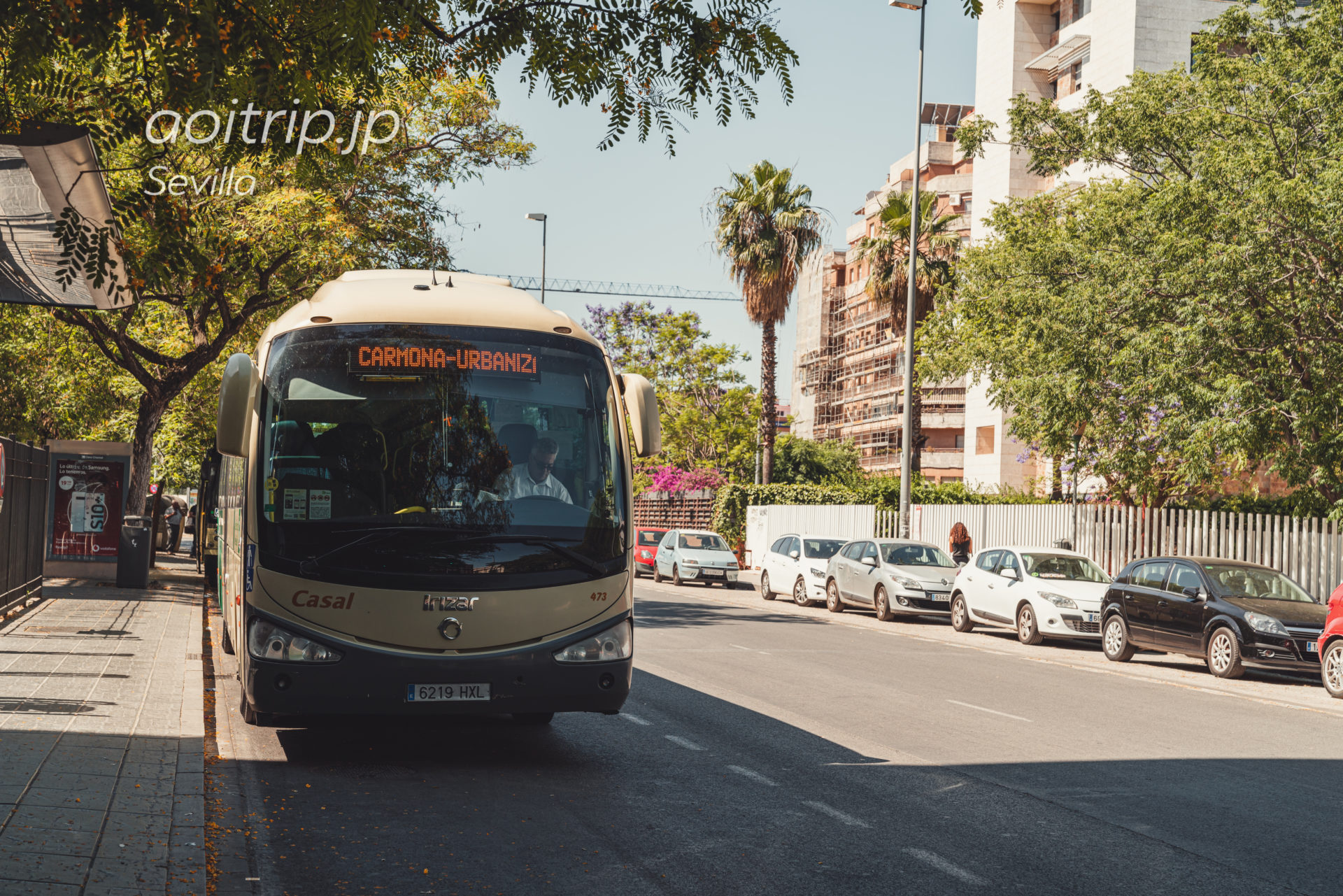 M-124 Sevilla - Carmonaのバス（セビージャ - カルモナ）