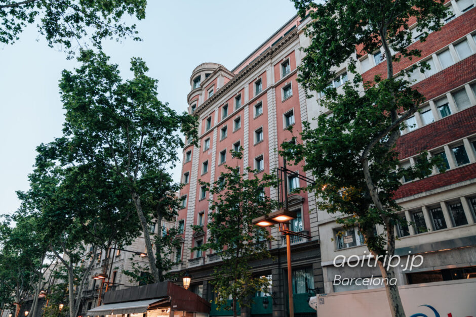 ルメリディアンバルセロナのホテル外観