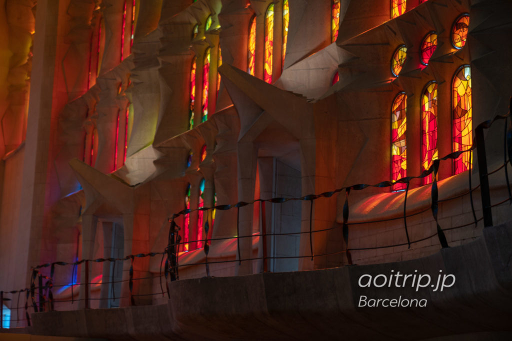 サグラダファミリア Basílica de la Sagrada Família 聖堂内部