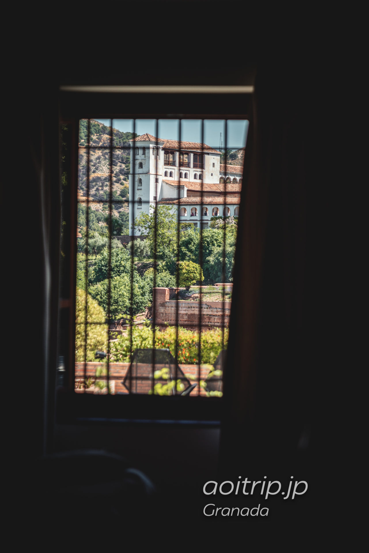 パラドール デ グラナダ 客室からの眺望