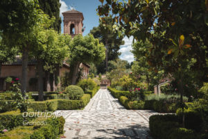 パラドール デ グラナダの庭園 Parador de Granada