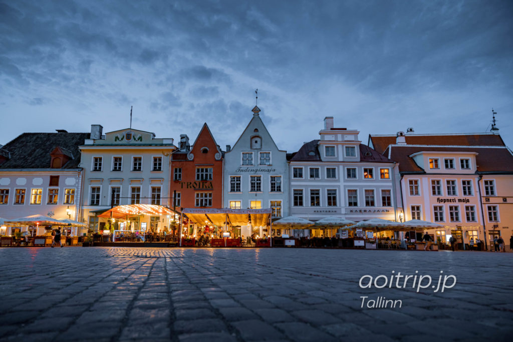 エストニア タリン ラエコヤ広場（旧市庁舎）前の週末マーケット 