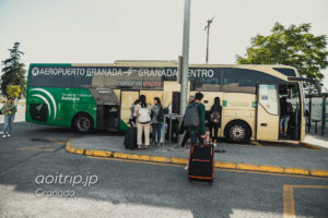 グラナダ空港の空港バス