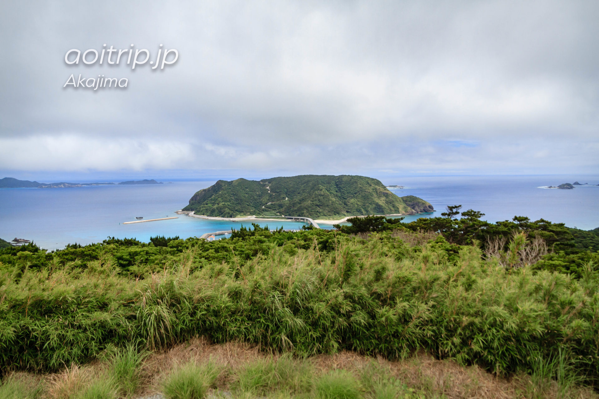 阿嘉島の中岳展望台からの眺望