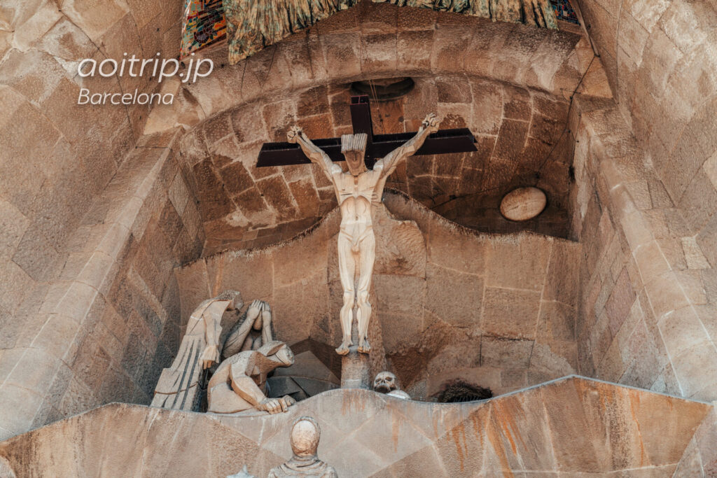 Basílica de la Sagrada Família(Façana de la Passió, Christ crucified)