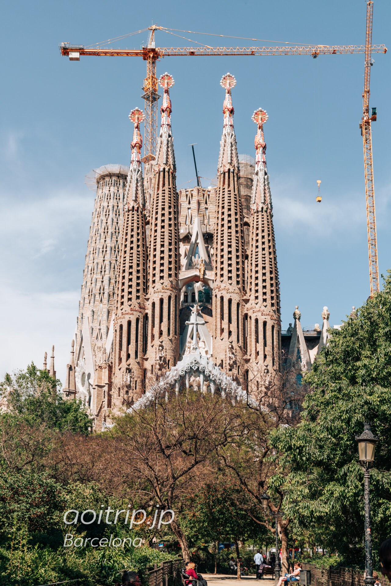 バルセロナ サグラダファミリア旅行記の目次ページ Basilica De La Sagrada Familia Barcelona あおいとりっぷ