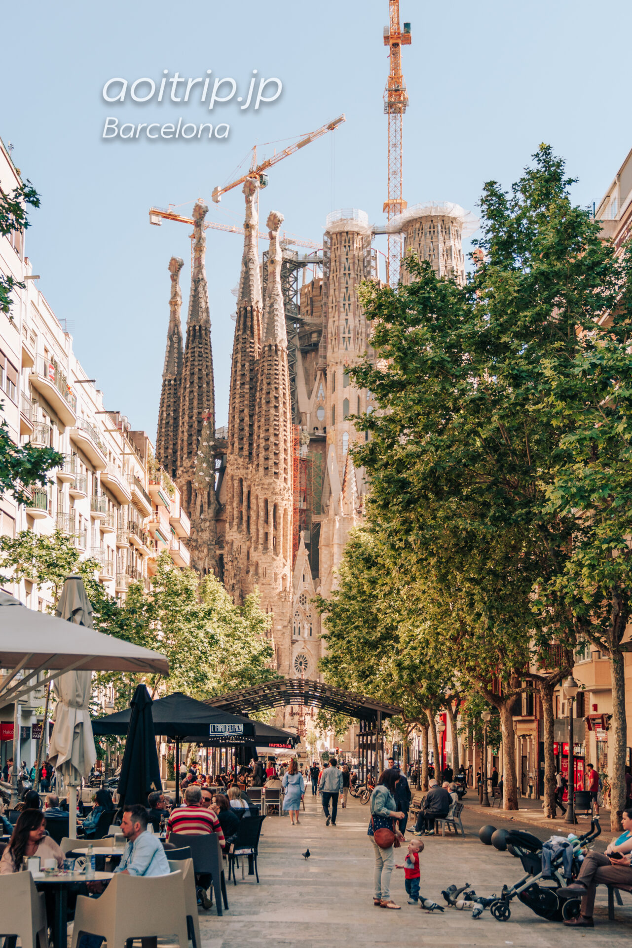 バルセロナ サグラダファミリアの目次ページ Basílica de la Sagrada Família, Barcelona