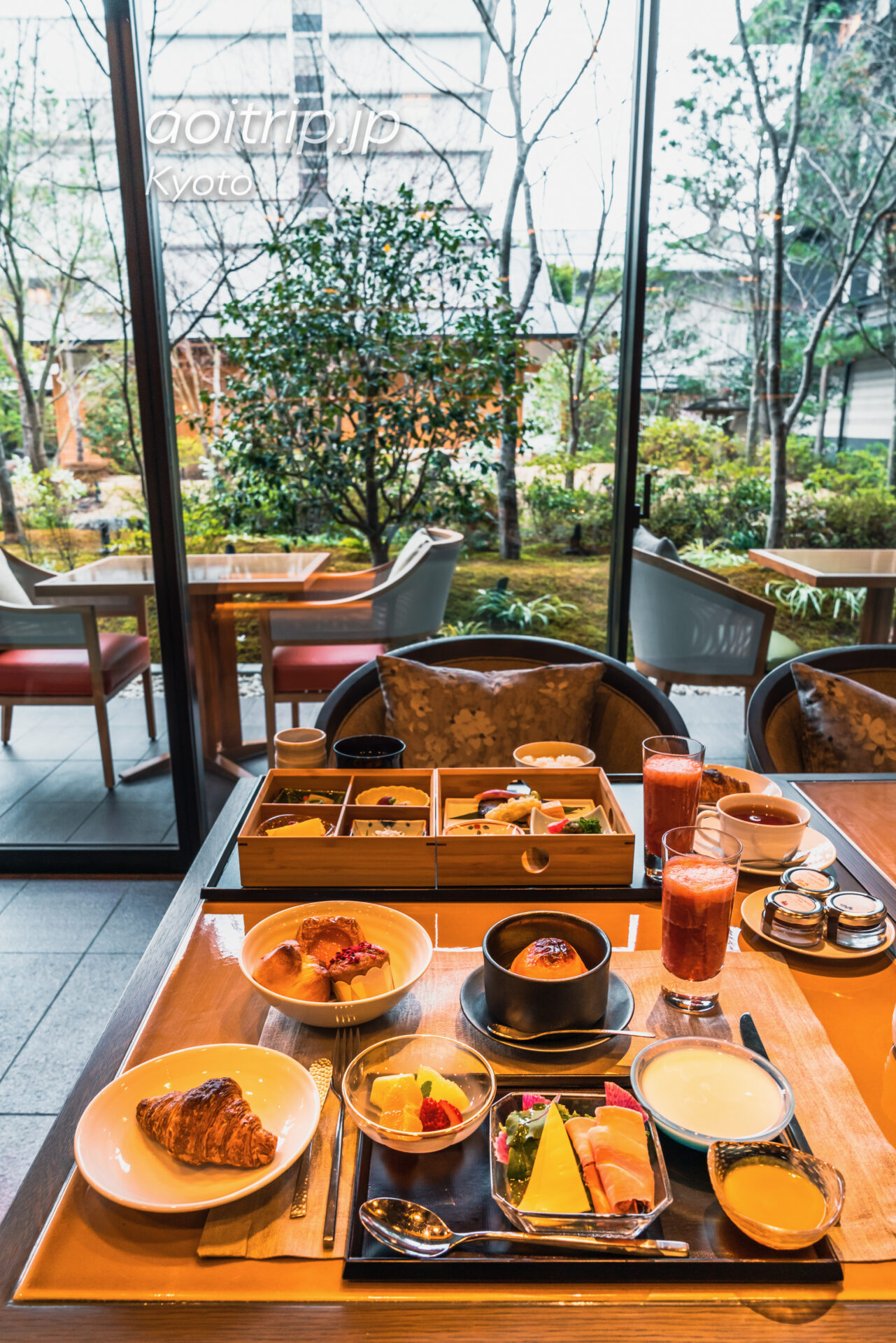 HOTEL THE MITSUI KYOTO, THE GARDEN BARの朝食