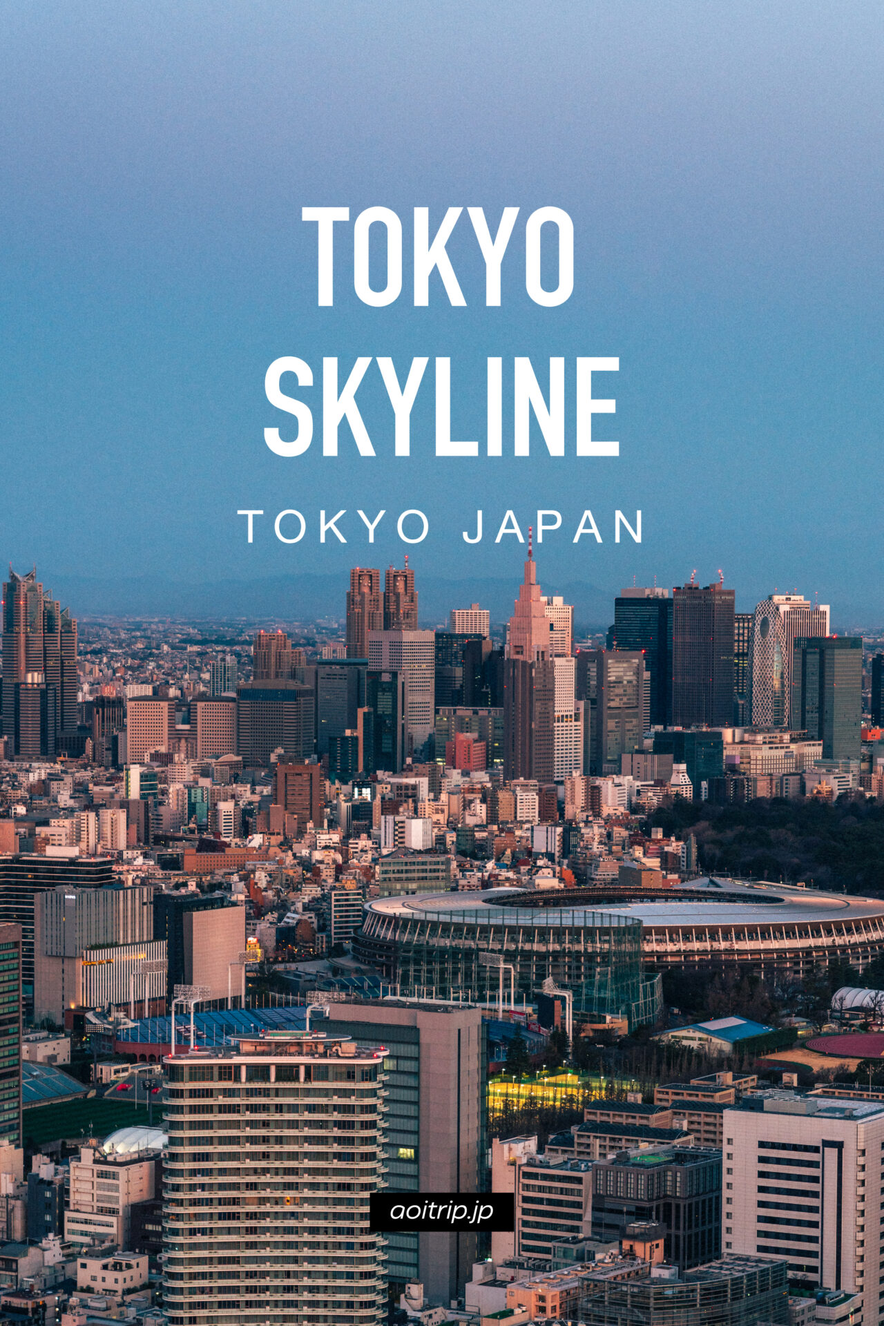 Tokyo Skyline 天空の眺望 リッツ東京のスイートルーム客室から