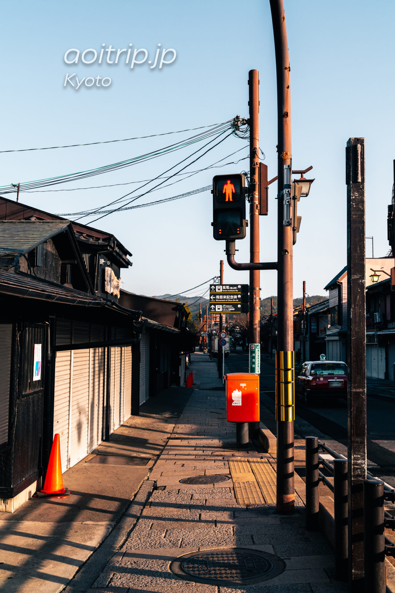 早朝の京都嵐山