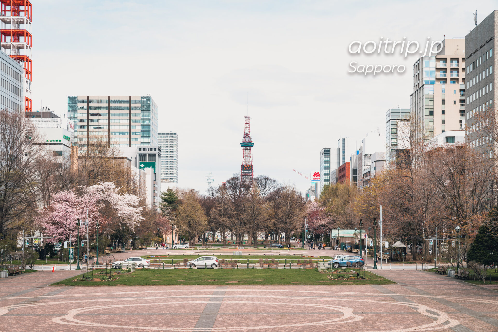 札幌大通公園の春