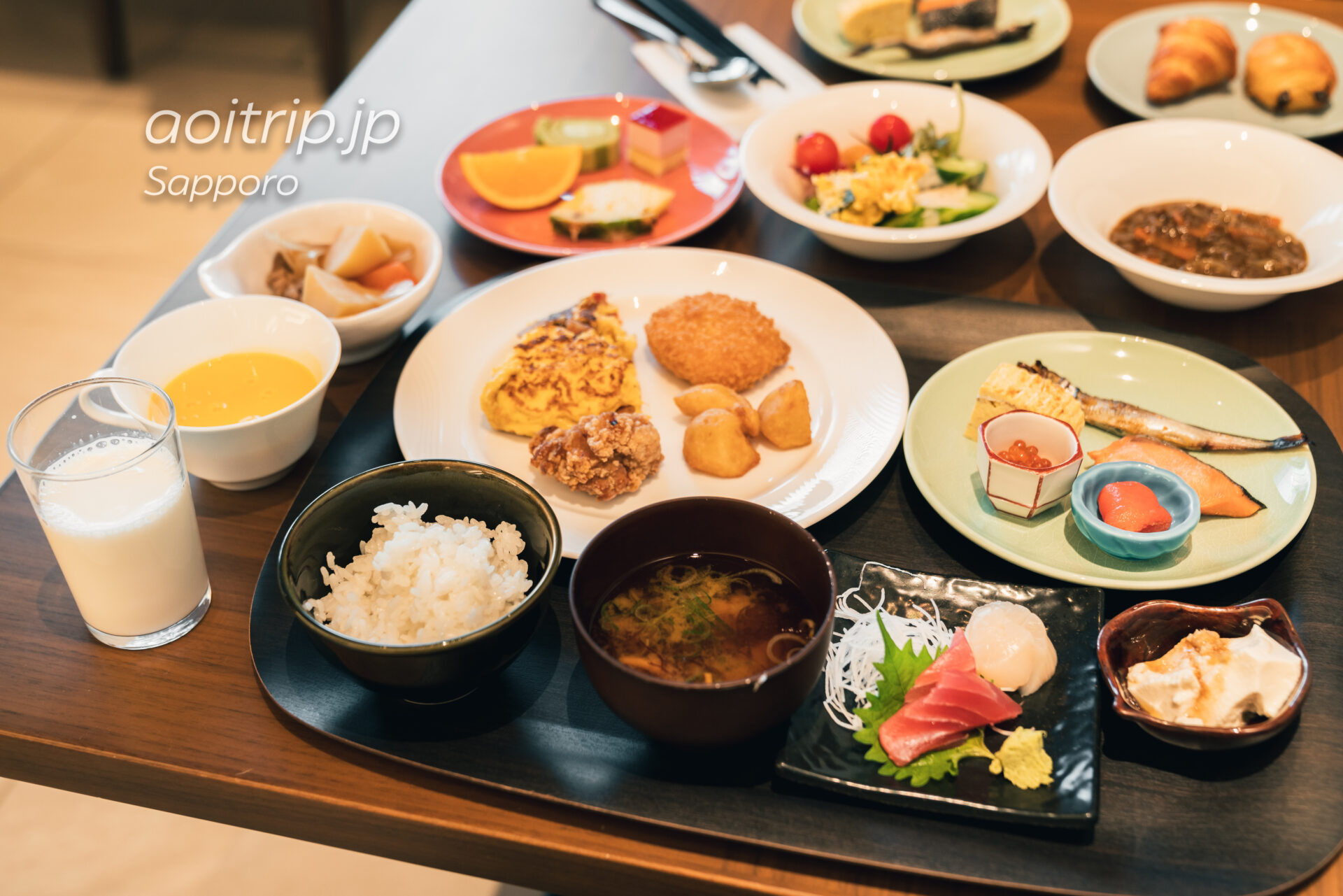 ホテルJALシティ札幌中島公園 朝食ビュッフェ