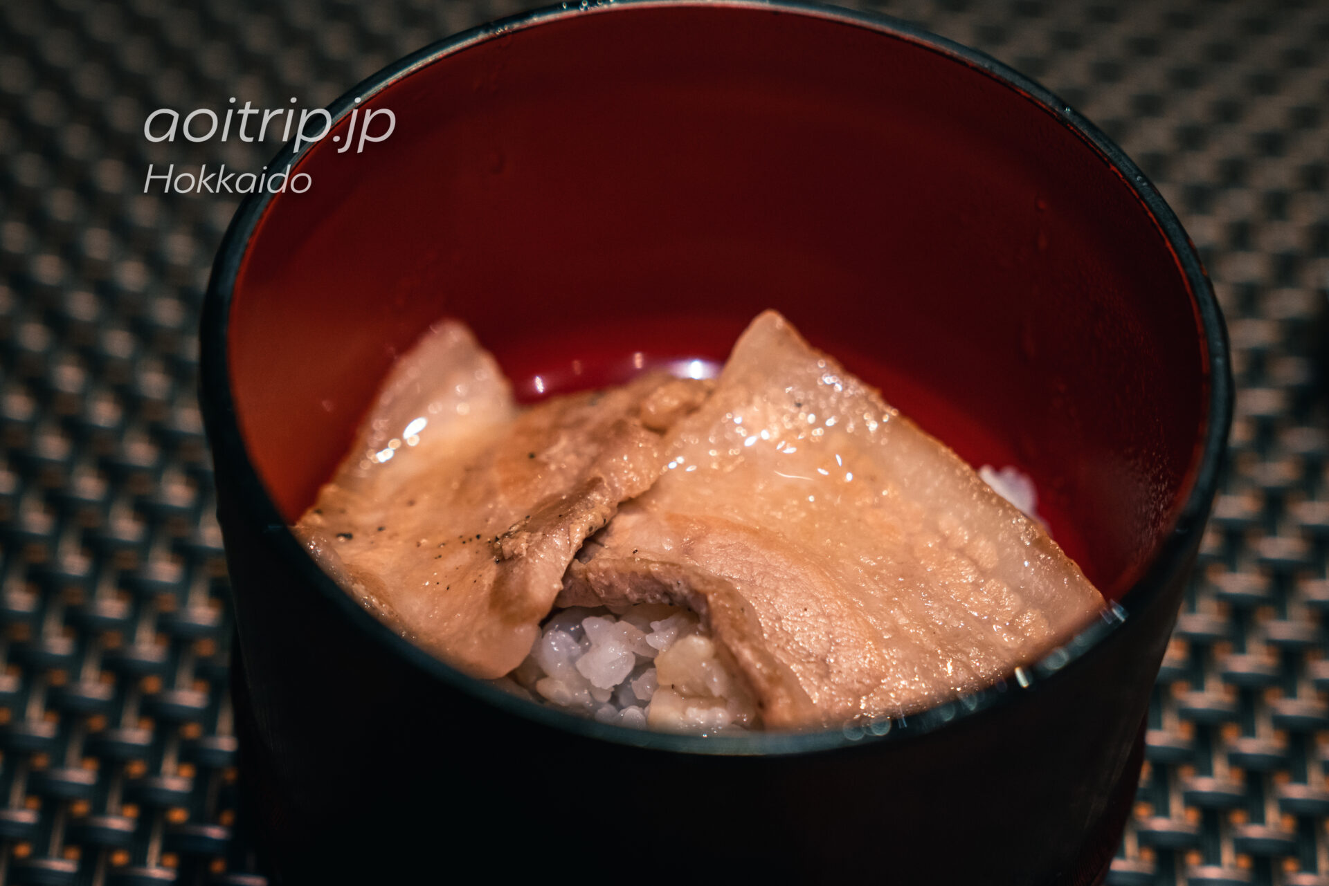 定山渓鶴雅リゾートスパ森の謌 森ビュッフェの夕食 豚丼