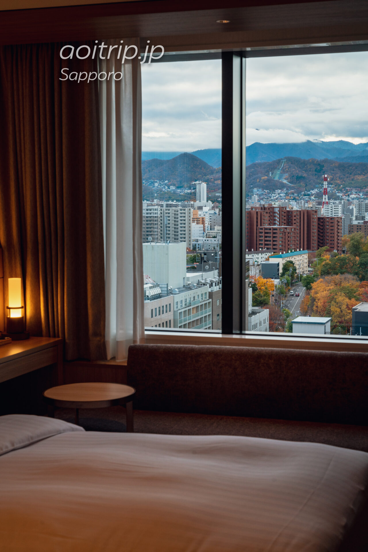 京王プレリアホテル札幌 客室から望む眺望 大倉山ジャンプ競技場