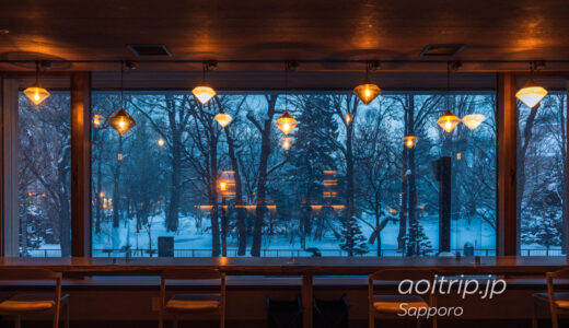 ソラリア西鉄ホテル札幌 レストラン ソルヴェールから望む北海道庁旧本庁舎の雪景色