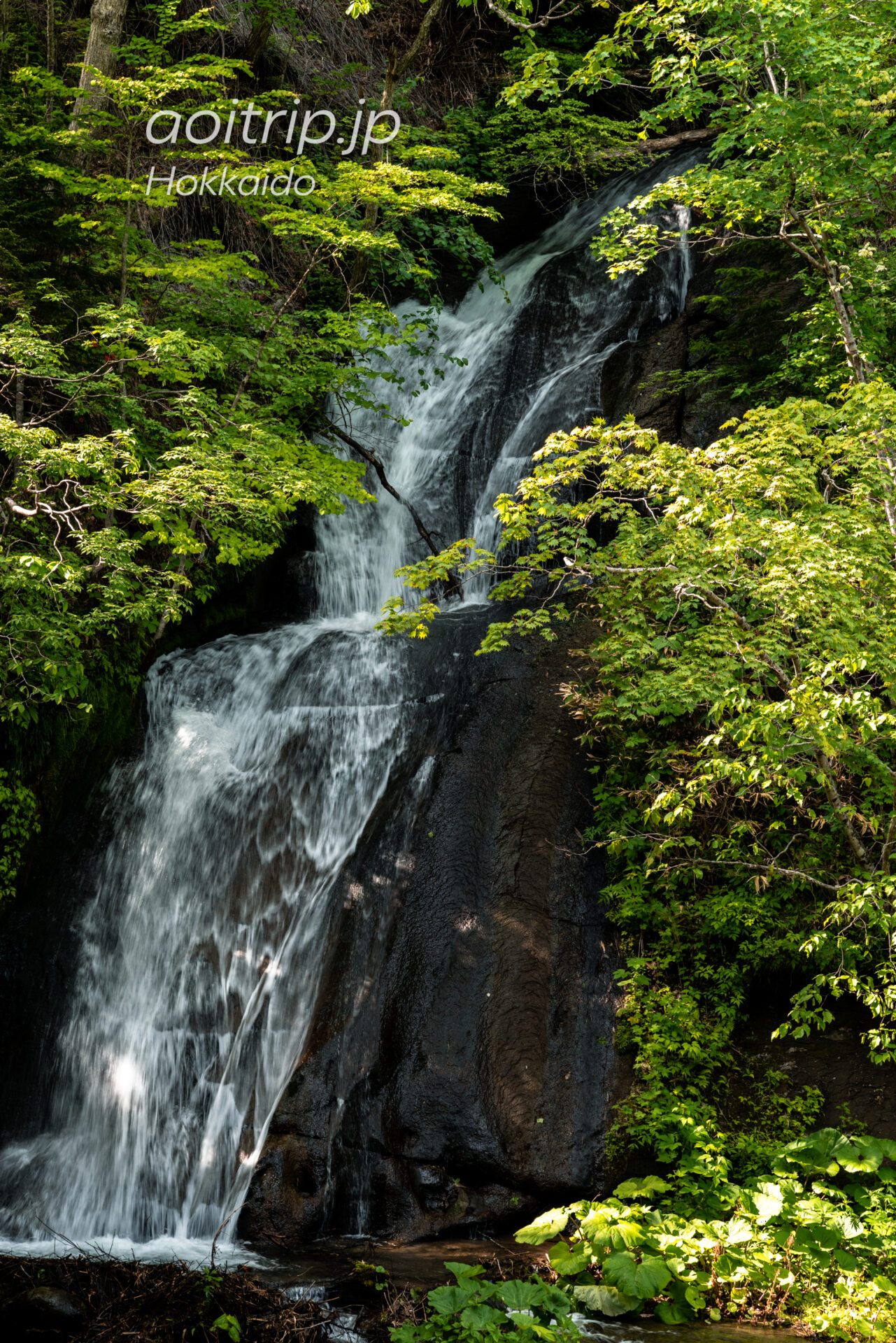 恵庭渓谷 Eniwa Valley 三段の滝 Sandan Falls